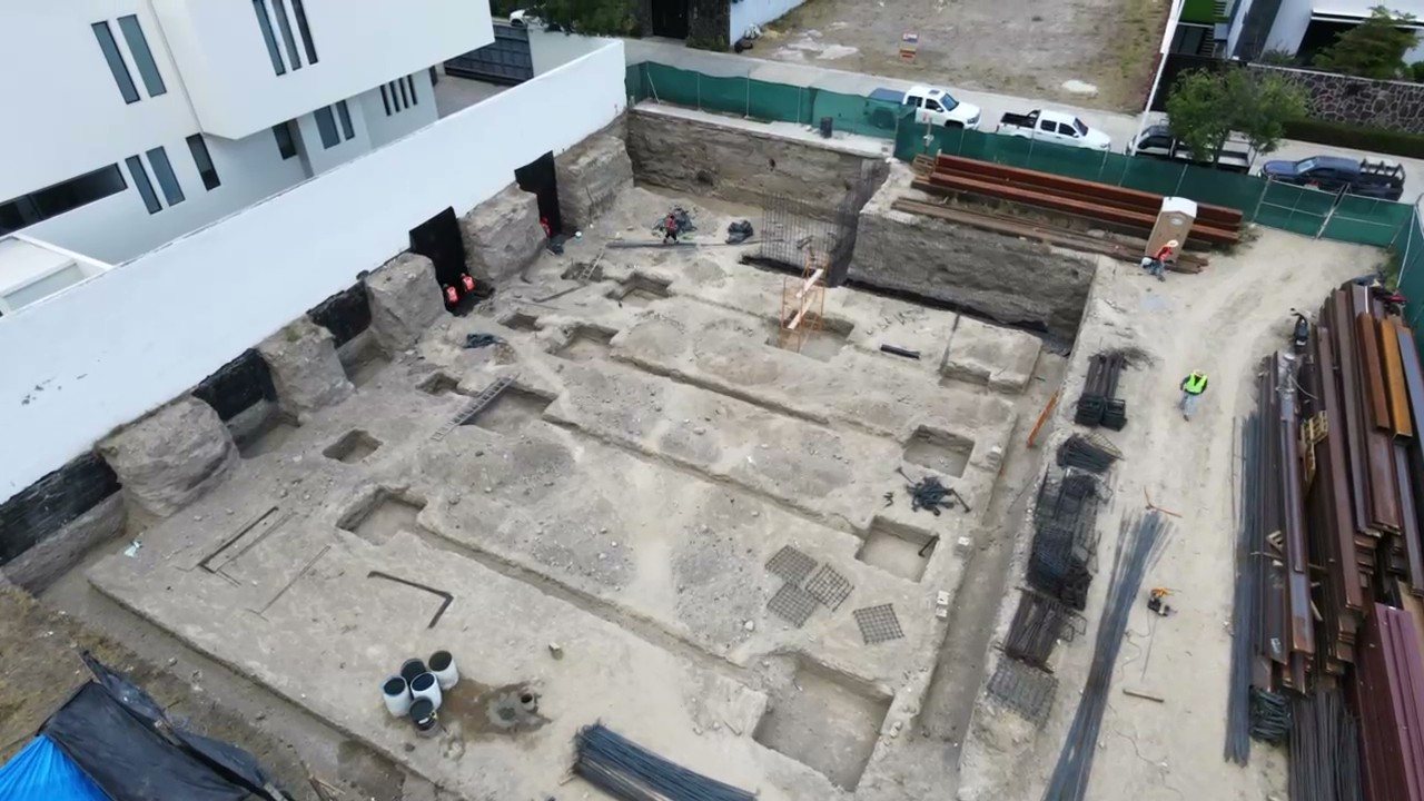 Sótano de la Residencia Ayamonte en ejecución